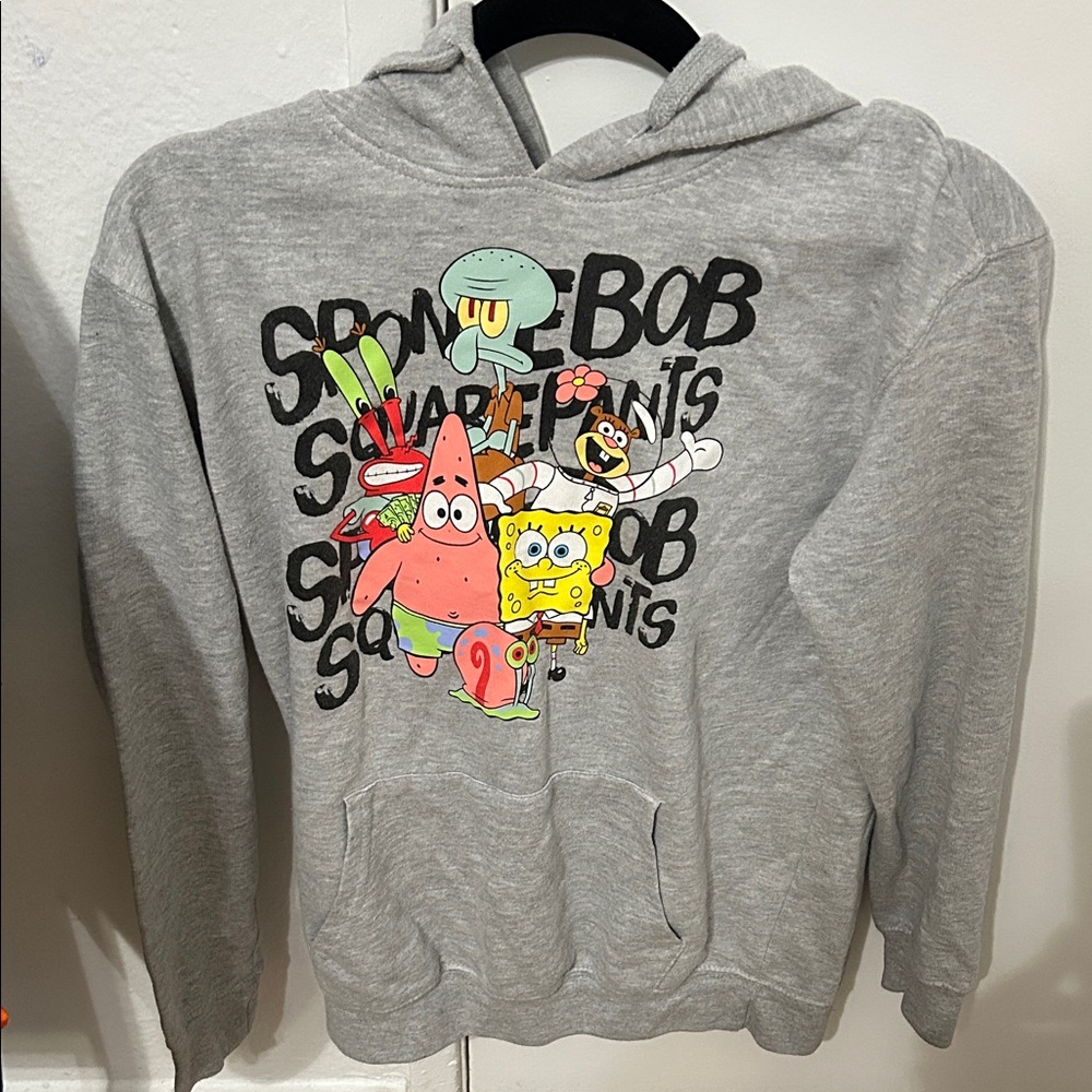 SpongeBob SquarePants Gray Character Hoodie